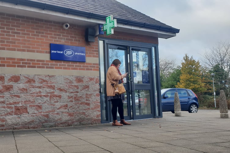 The Boots pharmacy set to close at Wellington Medical Centre.